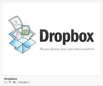 DropboxのChromeアプリ